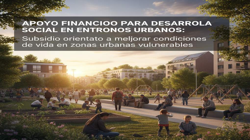 Apoyo Financiero para Desarrollo Social en Entornos Urbanos: subsidio orientado a mejorar condiciones de vida en zonas urbanas vulnerables