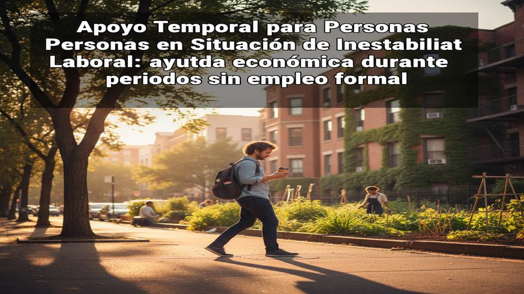 Apoyo Temporal para Personas en Situación de Inestabilidad Laboral: ayuda económica durante periodos sin empleo formal