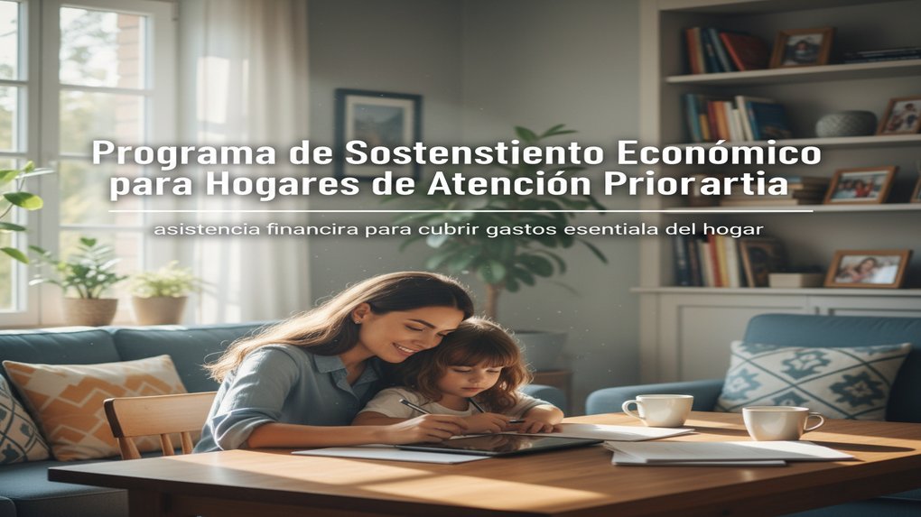 Programa de Sostenimiento Económico para Hogares de Atención Prioritaria: asistencia financiera para cubrir gastos esenciales del hogar