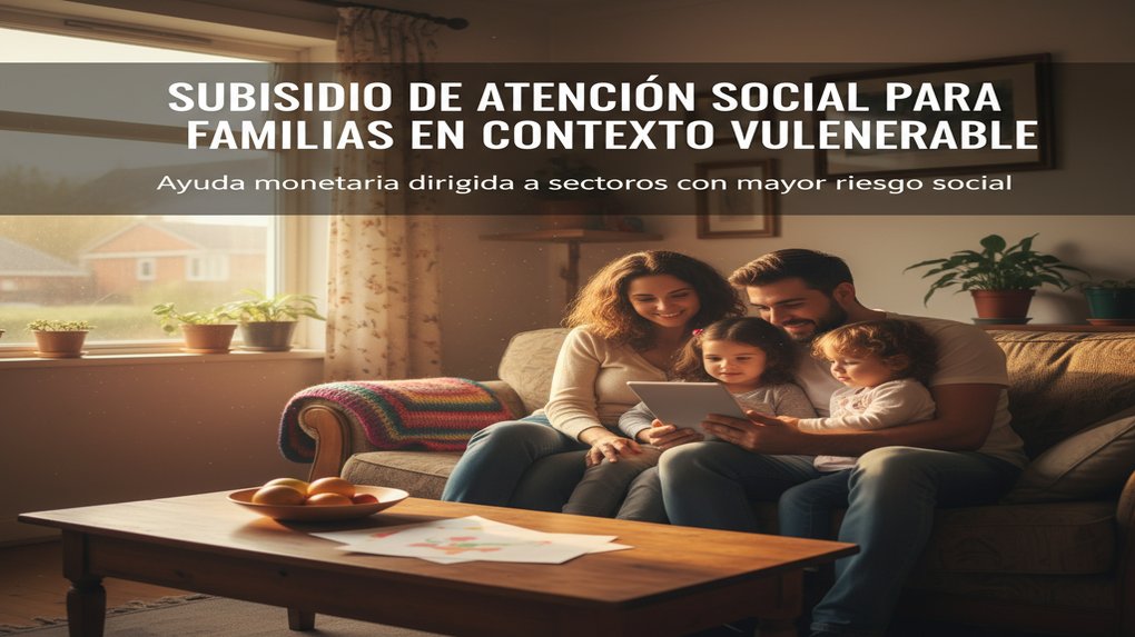 Subsidio de Atención Social para Familias en Contexto Vulnerable: ayuda monetaria dirigida a sectores con mayor riesgo social